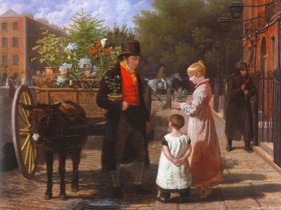 puzzle model The Flower Seller
