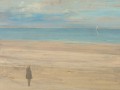 thumbnail Harmony in blue and silver: Trouville (Gustave Courbet on the beach)