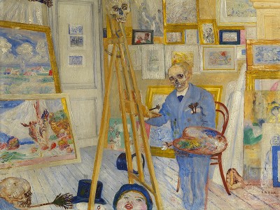 puzzle model The painter skeleton