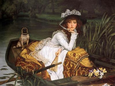 puzzle model Young Lady In A Boat