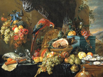 puzzle model A Richly Laid Table with Parrots