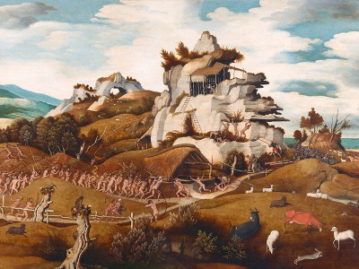 puzzle model Landscape with an Episode from the Conquest of America