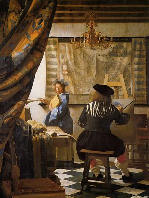 puzzle model Art of Painting or The Allegory of Painting