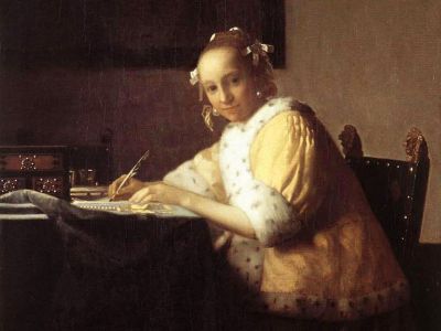 puzzle model A Lady Writing A Letter