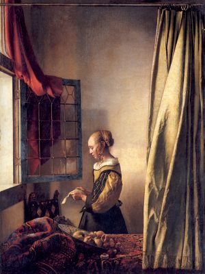 puzzle model Girl Reading a Letter at an Open Window
