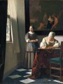 thumbnail Woman Writing a Letter, with her Maid
