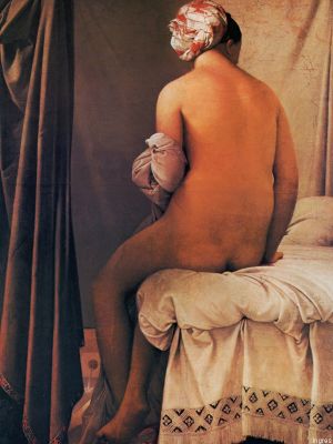 puzzle model The Grande Baigneuse, also called The Valpinçon Bather