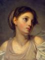 thumbnail Jeune fille en tunique lilas