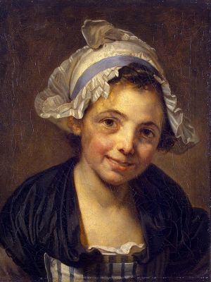 puzzle model Head of a Young Girl in a Bonnet