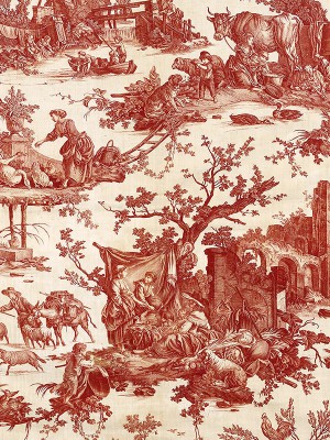 puzzle model The Activities of the Farm (toile de Jouy)