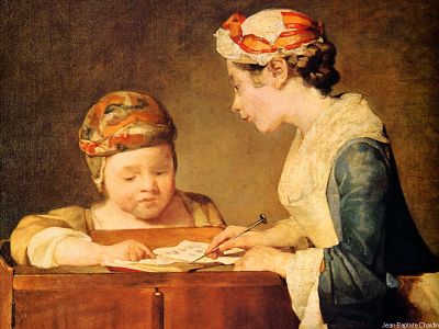 puzzle model The Young Schoolmistress