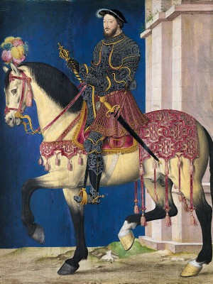 puzzle model Francis I, King of France, on Horseback