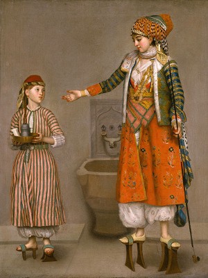 puzzle model A Lady in Turkish Dress and Her Servant