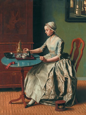 puzzle model Dutch Girl Having Breakfast