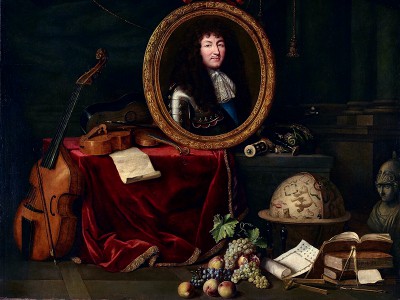 puzzle model Allégorie à Louis XIV, protecteur des arts et des sciences