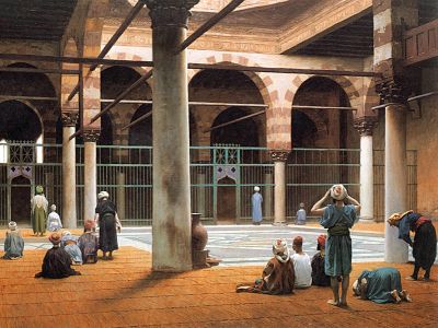 puzzle model Interior of a Mosque