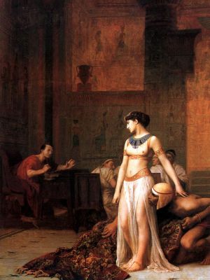 puzzle model Cleopatra before Caesar