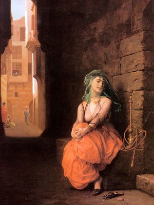 puzzle model Arab Girl With Waterpipe