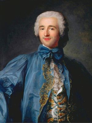 puzzle model Portrait d'un gentilhomme dans un manteau bleu