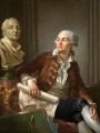 thumbnail Portrait d’homme avec le buste de Denis Diderot