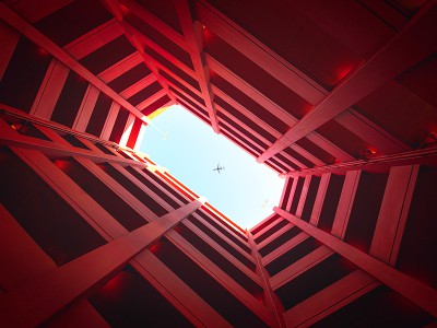 puzzle model Red building