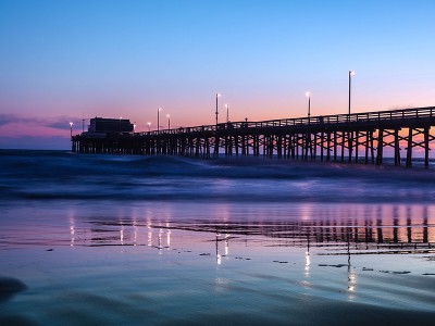 puzzle model Pier in the night