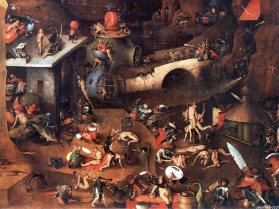 puzzle model The Last Judgment (right panel)