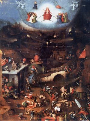 puzzle model The Last Judgment (central panel)