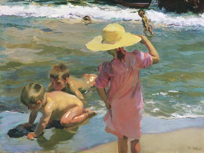 puzzle model Children at the Seashore