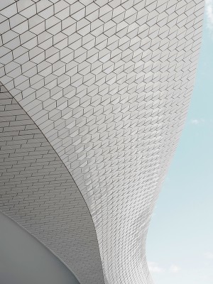 puzzle model White building