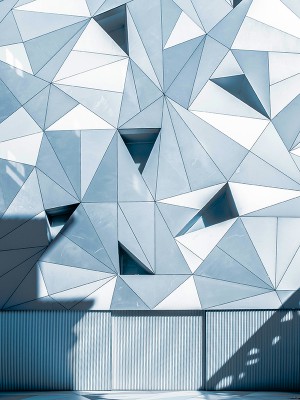 puzzle model Diamond facade