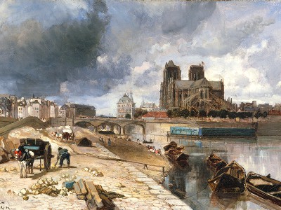 puzzle model Notre-Dame Seen from the Quai de la Tournelle