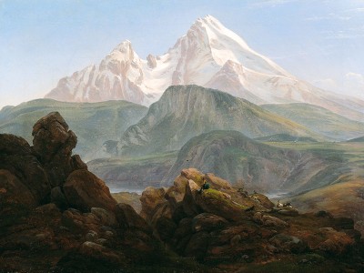 puzzle model Der Watzmann (Bavarian Alps)