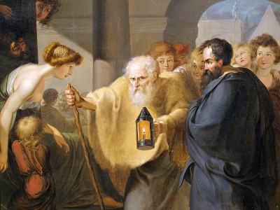 puzzle model Diogenes Looking for an Honest Man