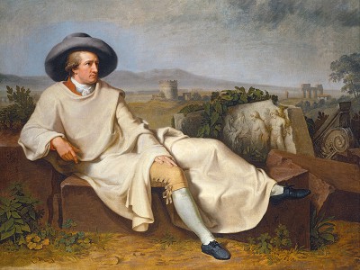 puzzle model Goethe in the Roman Campagna