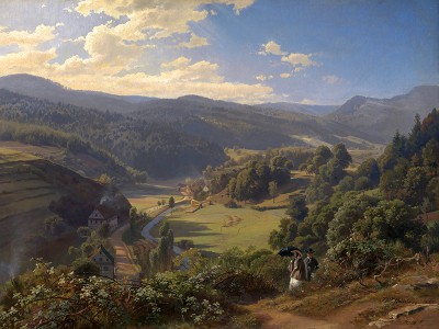 puzzle model Geroldsau Valley near Baden-Baden