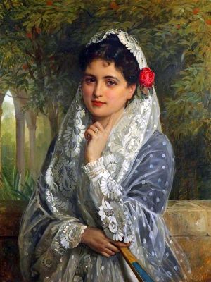 puzzle model Woman With Rose