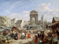thumbnail Le Marché et la fontaine des Innocents, Paris