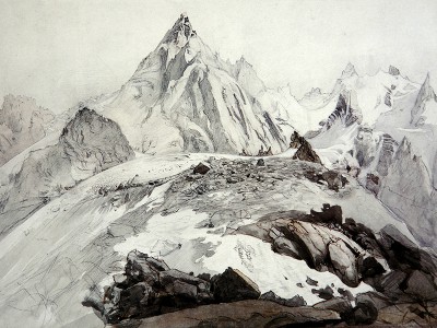 puzzle model The Aiguille Blaitiere, Chamonix