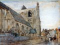 thumbnail Abbeville: Church of St Wulfran from the river
