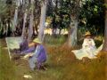 thumbnail Claude Monet Painting by the Edge of a Wood