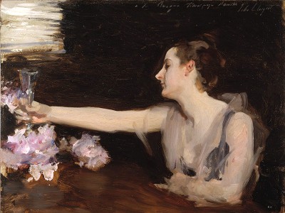 puzzle model Madame Gautreau Drinking a Toast