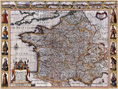 puzzle model Représentation des parties les plus célèbres du monde : la France