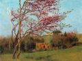 thumbnail Landscape : Blossoming Red Almond