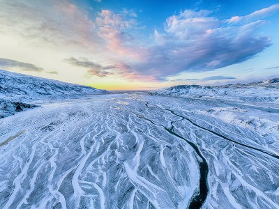puzzle model River of ice