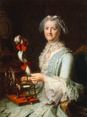 puzzle model Portrait presumed to be of Françoise-Marie Pouget, second wife of Chardin