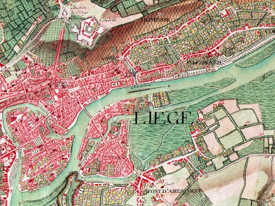 puzzle model Map of the Principality of Liège