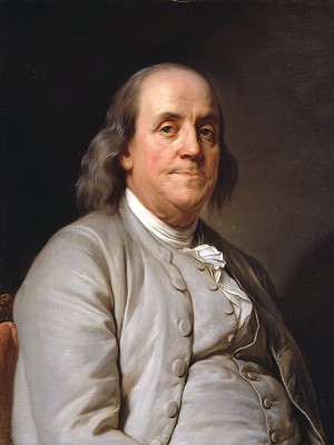 puzzle model Portrait of Benjamin Franklin