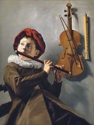 puzzle model Boy playing the Flute