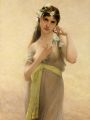 thumbnail Young Woman With Morning Glories In Her Hair